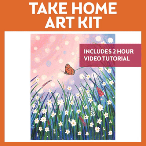 TAKE HOME ART KIT & VIDEO TUTORIAL - PICKUP SUN 1-2PM